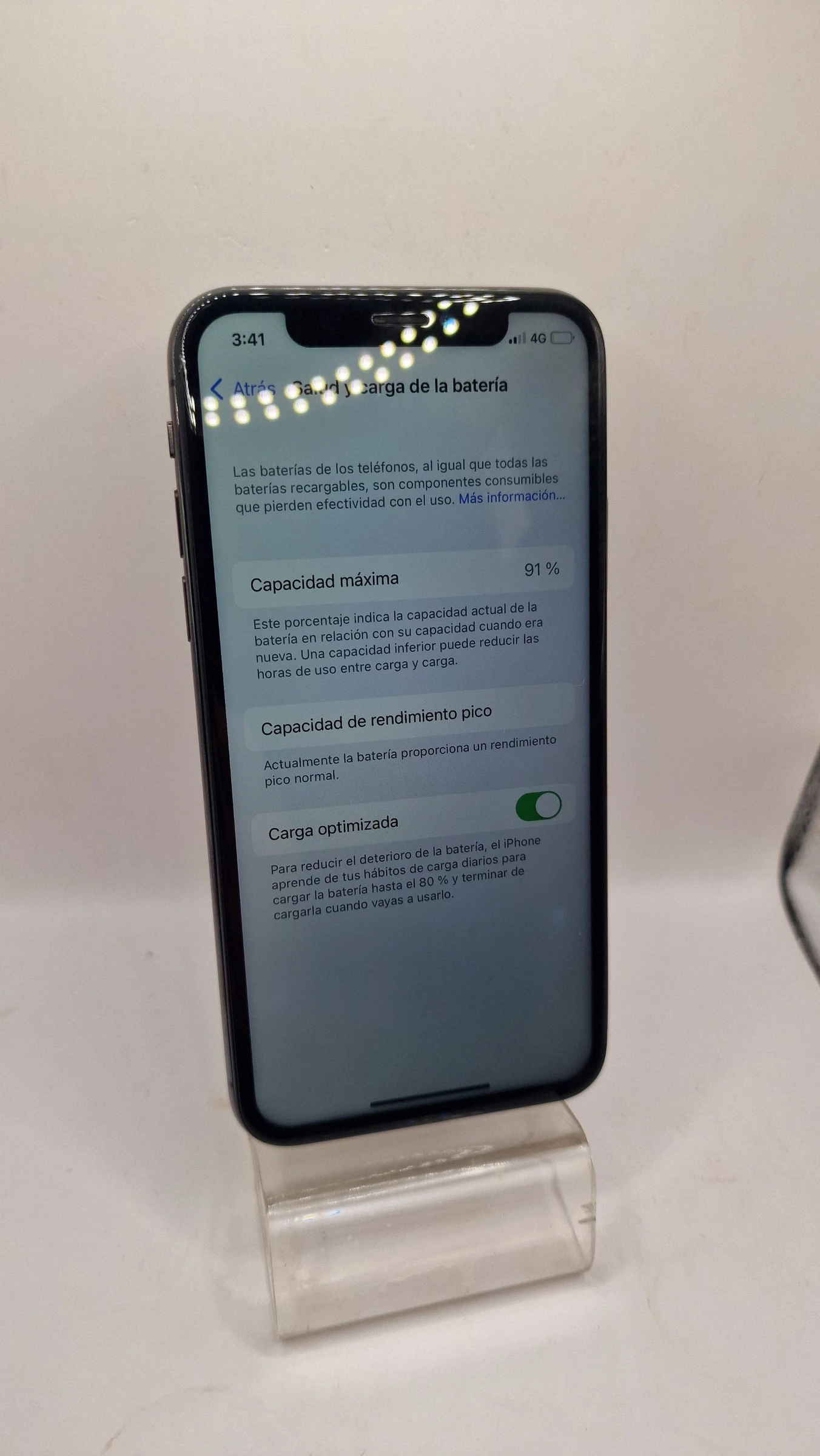 iPhone X Space Gray 256GB 91% Batterij – photo 3